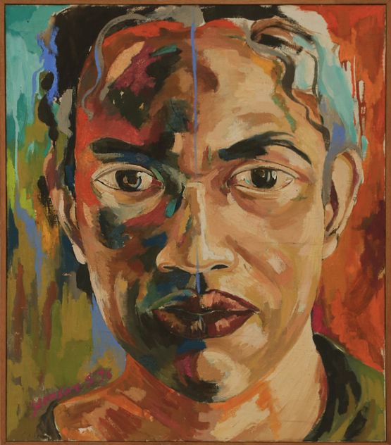 Self Portrait by Semsar Siahaan contemporary artwork Painting