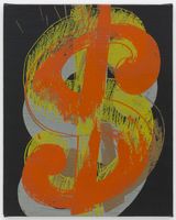 Dollar Sign by Andy Warhol contemporary artwork painting