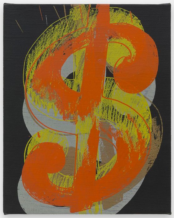Dollar Sign by Andy Warhol contemporary artwork Painting