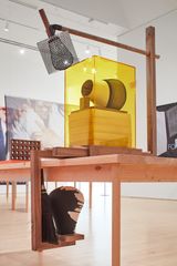 LB by Dave Mckenzie contemporary artwork mixed media sculpture