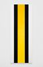 Untitled BlackWhiteYellow by Mary Corse contemporary artwork Painting