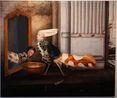 Waiting for the Dive by Teodora Axente contemporary artwork Painting