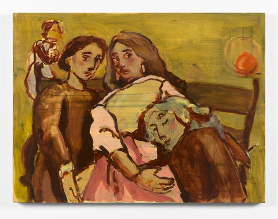 I know where I stand with the skylarks by Liorah Tchiprout contemporary artwork Painting