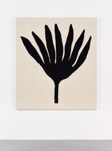 Black Flower by Adelaide Cioni contemporary artwork textile