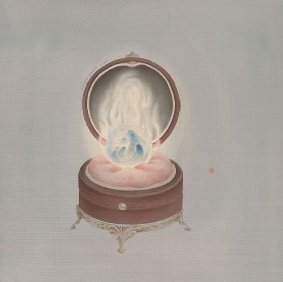 Secluded Retreat by Zhang Xiaoli contemporary artwork Painting