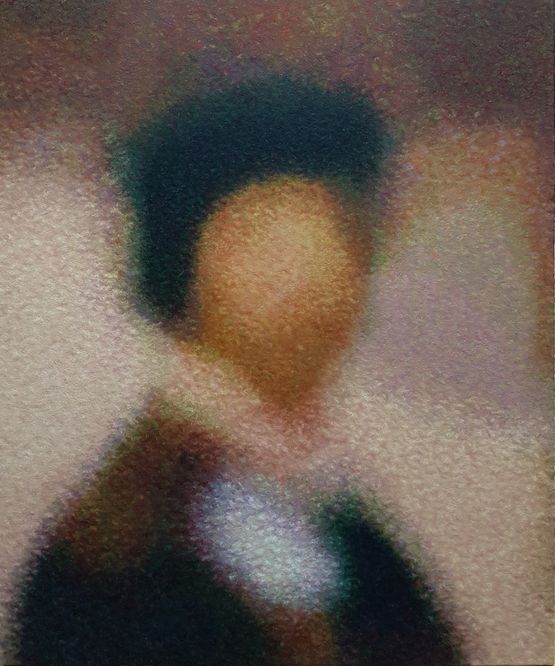 After Johannes Vermeer Self Portrait by Roldan Manok Ventura contemporary artwork Painting