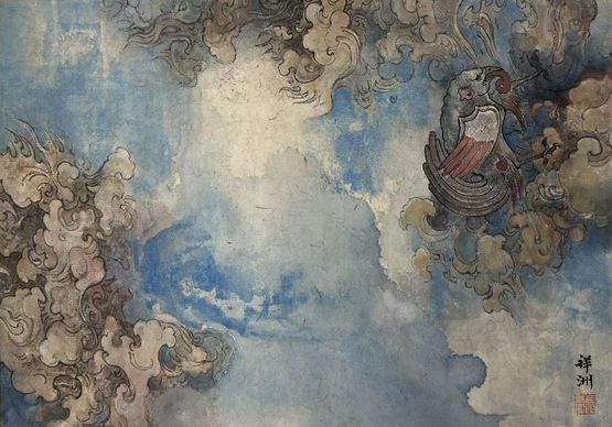 Kunlun Mountains Bring You Auspiciousness and Joy by Tai Xiangzhou contemporary artwork Painting