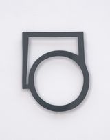 5 Quadrat  Kreis square  circle Wandobjekt by Dorothea Forster contemporary artwork sculpture