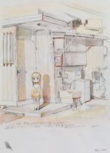 Mom Is Late Coming Home by Mr. contemporary artwork works on paper