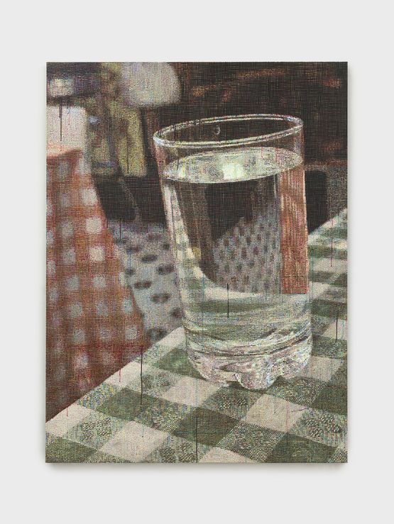 Glass of Water by Asher Liftin contemporary artwork Painting