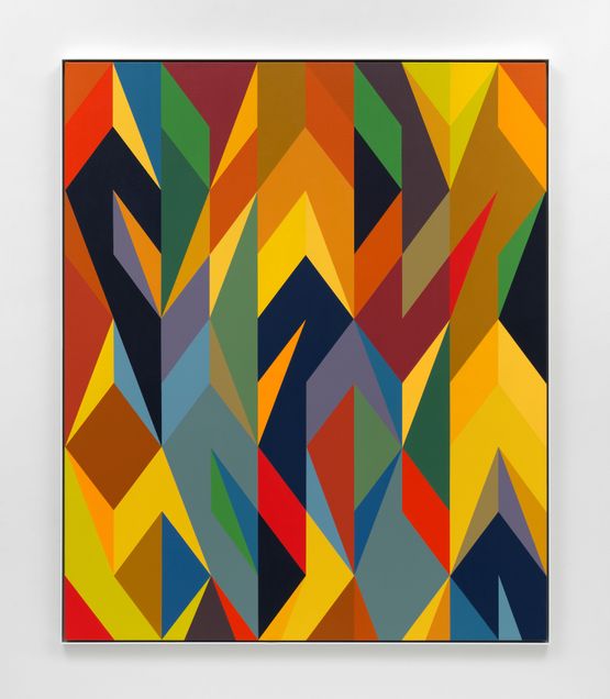Screen Door by Odili Donald Odita contemporary artwork Painting