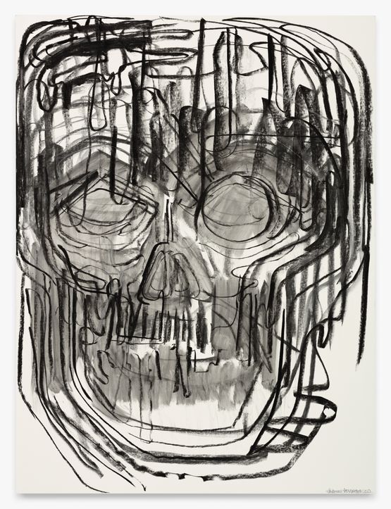 Soma Care Painting I by Thomas Houseago contemporary artwork Works on Paper