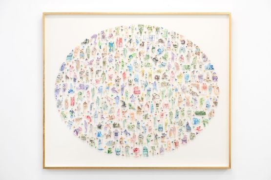 Money Makes the World Go Round XXVI by Carlos Aires contemporary artwork Mixed Media