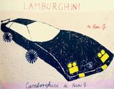 lamborghini de hans g. by Gabrielle Graessle contemporary artwork painting