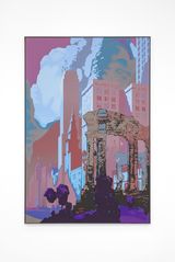 Unreal City by Alex Dordoy contemporary artwork painting