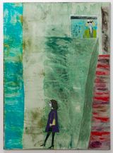 Tracy Marander goes to work by Jenny Watson contemporary artwork painting