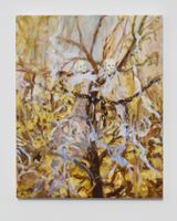Skull tree by Janet Werner contemporary artwork painting
