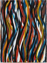 Vertical Brushstrokes by Sol Lewitt contemporary artwork painting works on paper