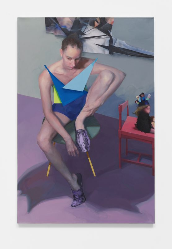 Split by Deng Shiqing contemporary artwork Painting
