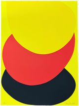 Suspended Red Yellow and Black by Sir Terry Frost contemporary artwork print