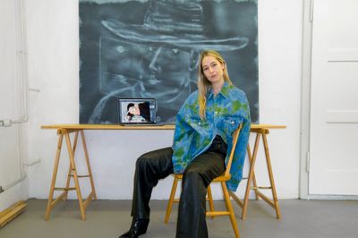 Louisa Gagliardi in the Studio
