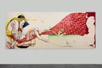 Hush Now Baby Baby in progress by Christina Quarles contemporary artwork Painting