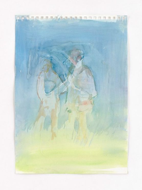 untitled Future Days by Robert Muntean contemporary artwork Painting