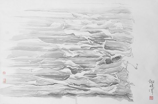 Chinese Library Li Zhis A Book to Hide by Xie Xiaoze  contemporary artwork Painting