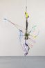 In the deep water of dreams light blue and yellow flash. Arrow. Dense strength of the drill. Forest. Arrow. Flowing force of the river. Forgetfulness buried in our fleeting memories. Arrow. We were dancing. by Julien Creuzet contemporary artwork Sculpture