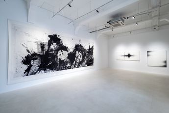 Contemporary art exhibition Golnaz Fathi Lan Zhenghui Crossfades and Drawn Forms at Pearl Lam Galleries Singapore
