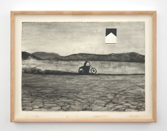 Drawing under construction by Michael Stevenson contemporary artwork Works on Paper