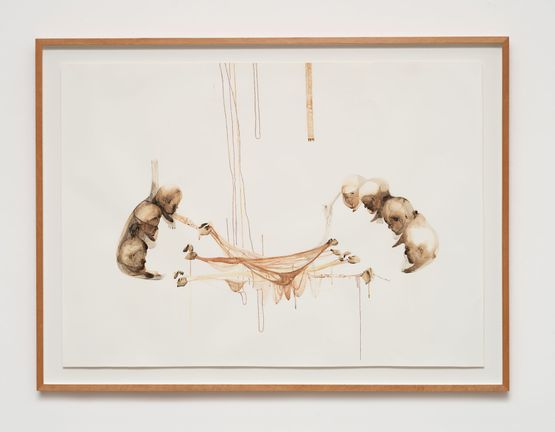 from the series decantacoes fervuras e temperamentos  da serie decantacoes fervuras e temperamentos by Josi contemporary artwork Works on Paper