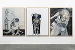 A Projection Triptych by Tobias Pils contemporary artwork Painting