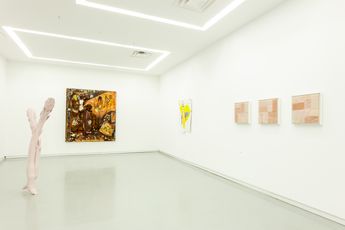 Contemporary art exhibition Group Exhibition Surface is Only a Material Vehicle for Spirit Guest Curated by Kennedy Yanko at Kavi Gupta Elizabeth St Chicago United States