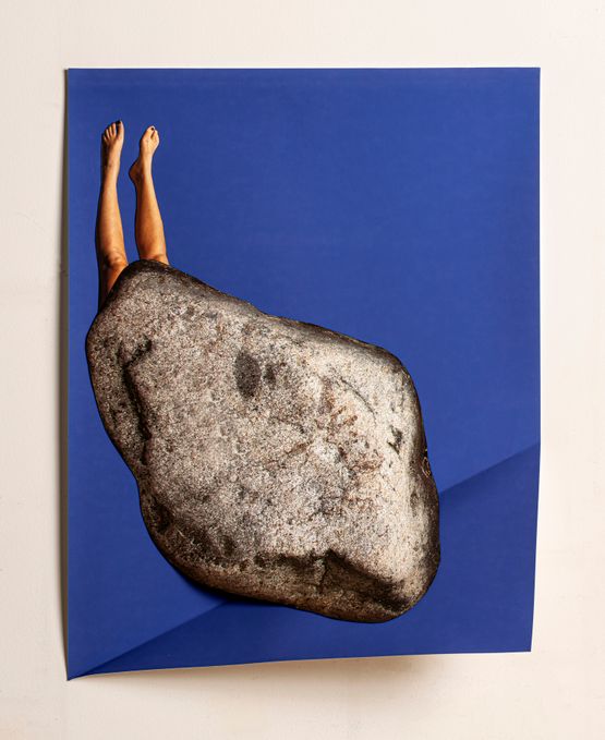 Ingapirca Piedra 17 by Karina Aguilera Skvirsky contemporary artwork Print