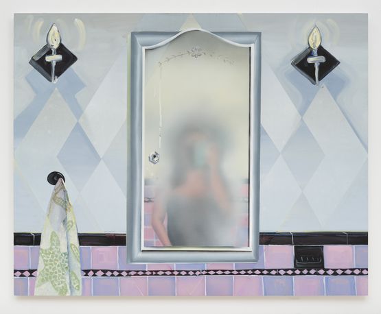 Pink Crystal by Melissa Brown contemporary artwork Painting