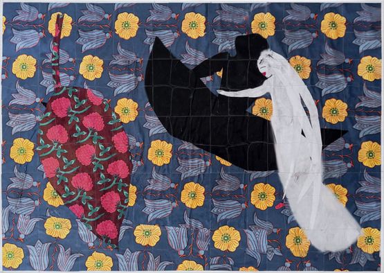 Senin yazgn boyle istedi by Azade Koker contemporary artwork Painting