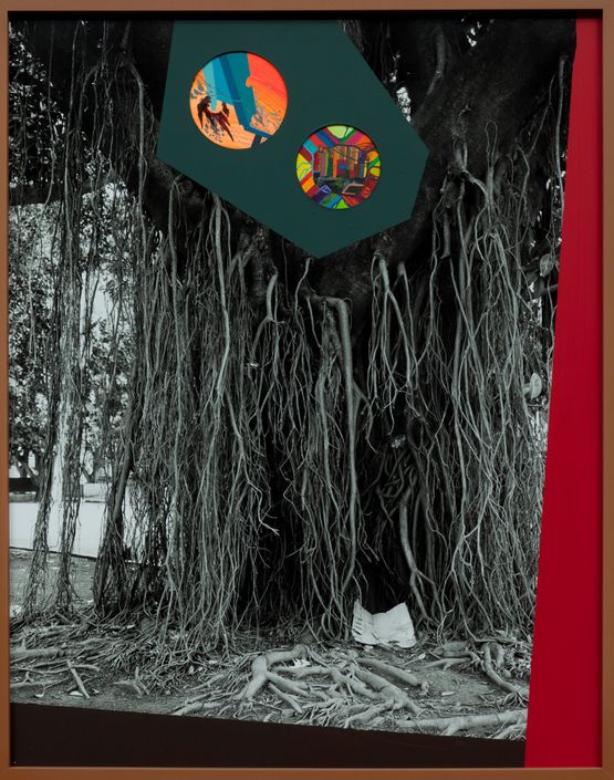 Old Tree With Fruits by Franz Ackermann contemporary artwork Mixed Media