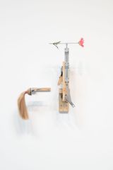5 with Flower by Mika Rottenberg contemporary artwork sculpture