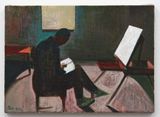 A Painter by Xiao Jiang contemporary artwork painting works on paper