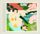 Fourth Actor under the Cherry Tree by Liu Youran contemporary artwork painting