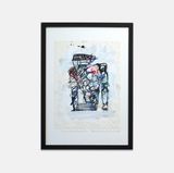 Untitled II by Xavier Baxter contemporary artwork mixed media works on paper