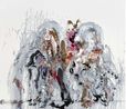 Wall of water 12 by Maggi Hambling contemporary artwork Painting