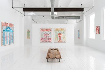 Contemporary art exhibition Mark Corfield-Moore Other Follies and Picnics at Alzueta Gallery Seneca Spain