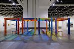 Perpetual Discussion Platforms by Liam Gillick contemporary artwork Sculpture