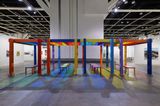 Perpetual Discussion Platforms by Liam Gillick contemporary artwork sculpture