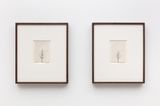 Winter Drawings Left 9 vs 11 Right 10 vs 9 1st January by Peter Liversidge contemporary artwork works on paper