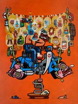 Vernacular  Convenience by Indieguerillas contemporary artwork painting