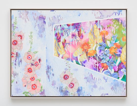 Wake up bright by Sarah Ann Weber contemporary artwork Painting