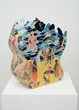 A Day at the Beach by Krzysztof Strzelecki contemporary artwork sculpture